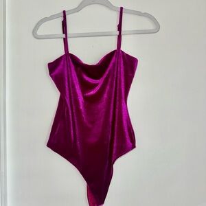 Lovers + Friends Fuchsia Bodysuit